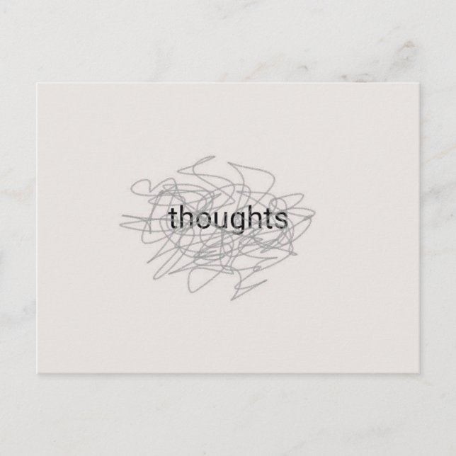 Gedanken Postkarte (Vorderseite)