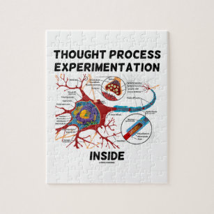 Gedanken-Prozessexperimentieren-Innere (Neuron) Puzzle