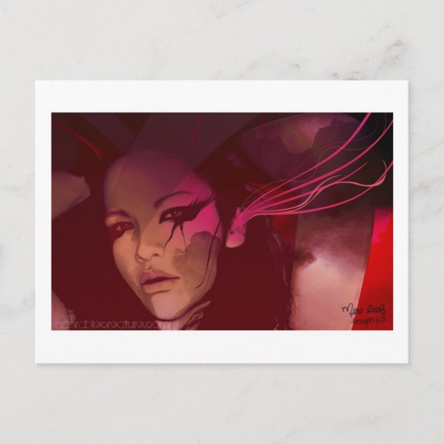 Gedanken Töten Postkarte (Vorderseite)