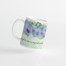 Gedanken über Liebe Violett-Blume