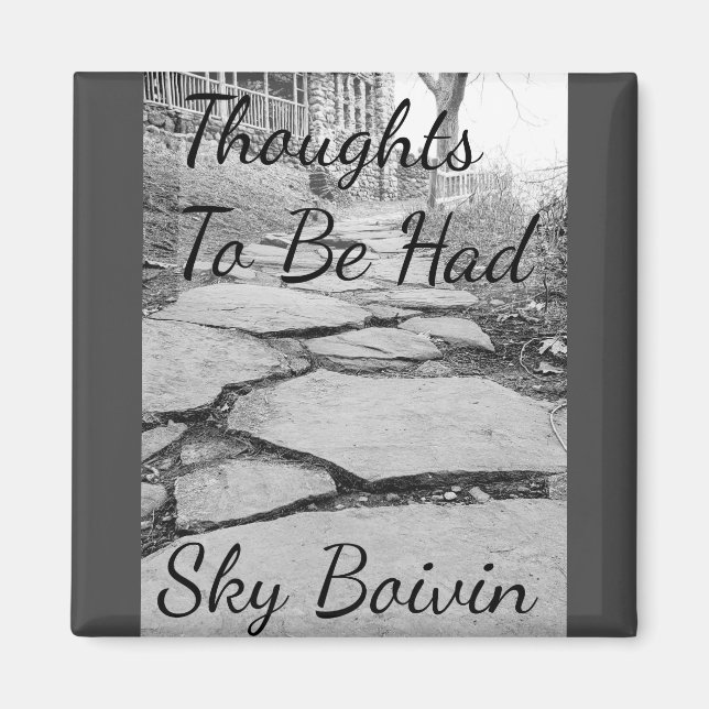 Gedanken zu buchen magnet (Vorne)