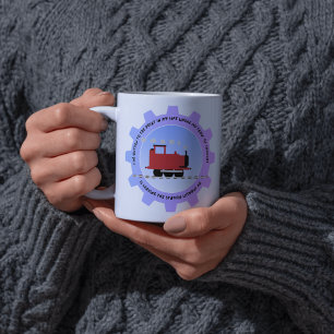 Gedankengang hat den Bahnhof ohne mich verlassen Tasse