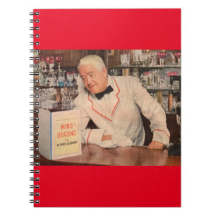 Gedankenlesen im Bar Notizblock