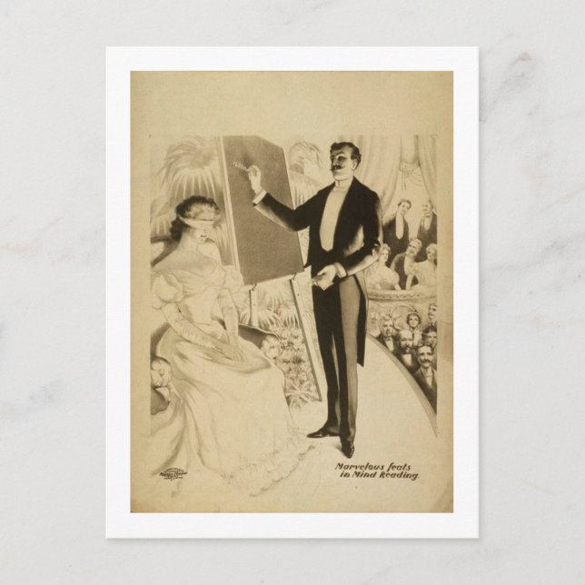Gedankenlesen Postkarte (Vorderseite)