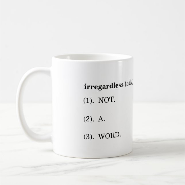 "Gedankenlos" Definitions-Tasse Tasse (Links)