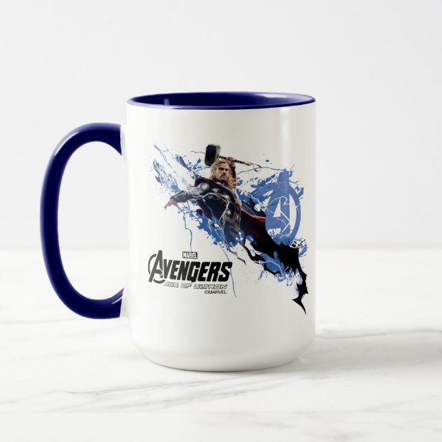 Gedankenschlag durch Blitzschlag Tasse (Links)