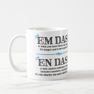 Gedankenstrich-Grammatik-Tasse Interpunktion Gesch Tasse