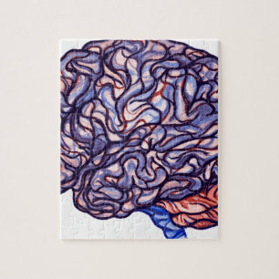 Gedanklich lösen puzzle