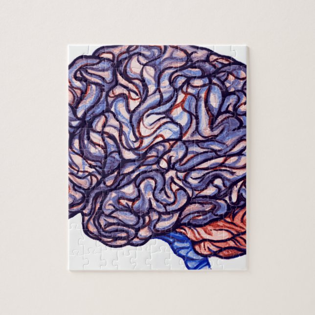 Gedanklich lösen puzzle (Vertikal)