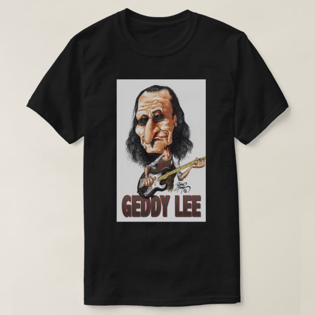 Geddy Lee Premium T - Shirt (Design vorne)