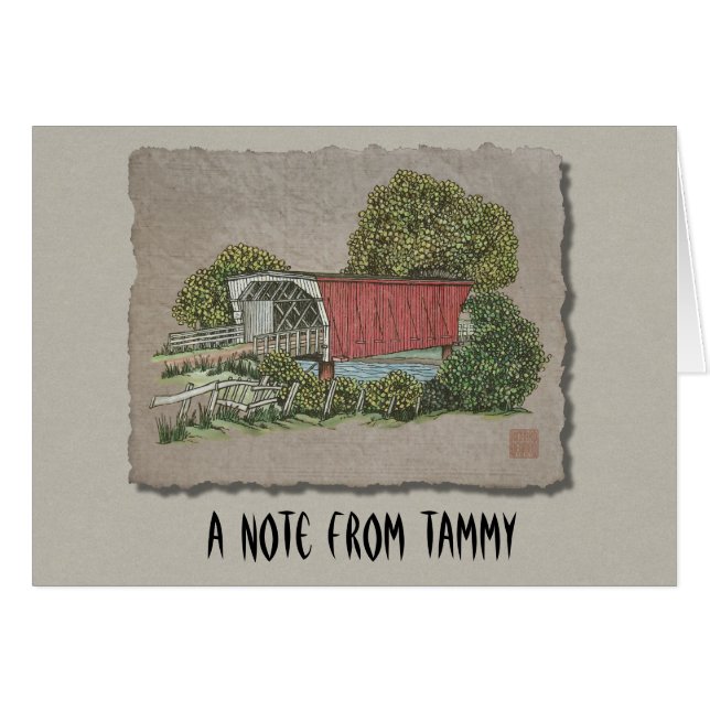 Gedeckte Brücke (Vorderseite (Horizontal))