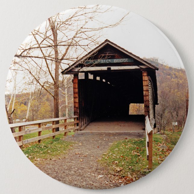 Gedeckte Brücke Button (Vorderseite)