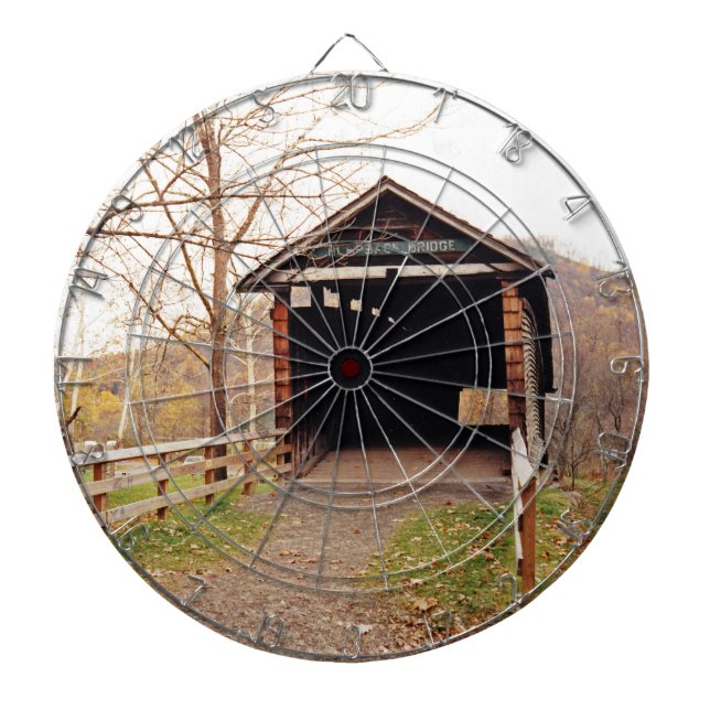 Gedeckte Brücke Dartscheibe (vorne)