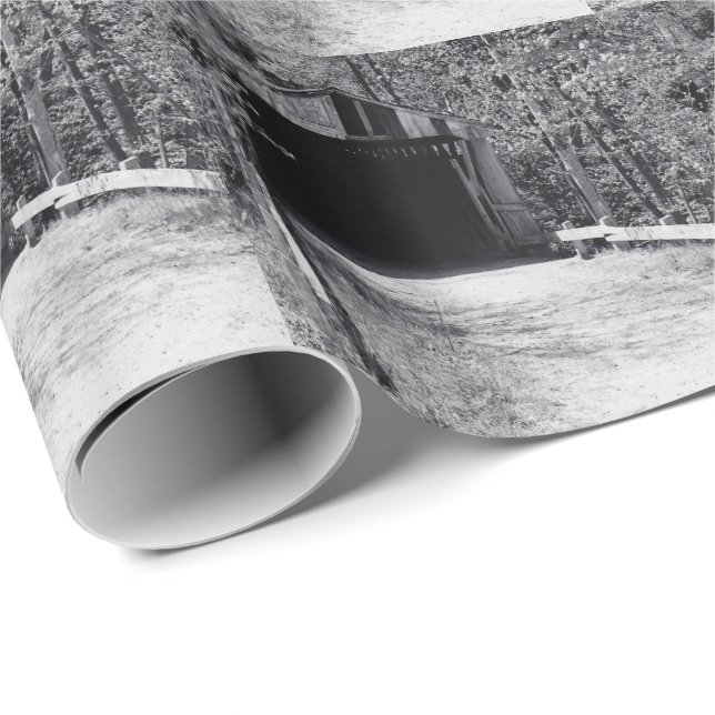 Gedeckte Brücke Geschenkpapier (Rolleneckpunkt)