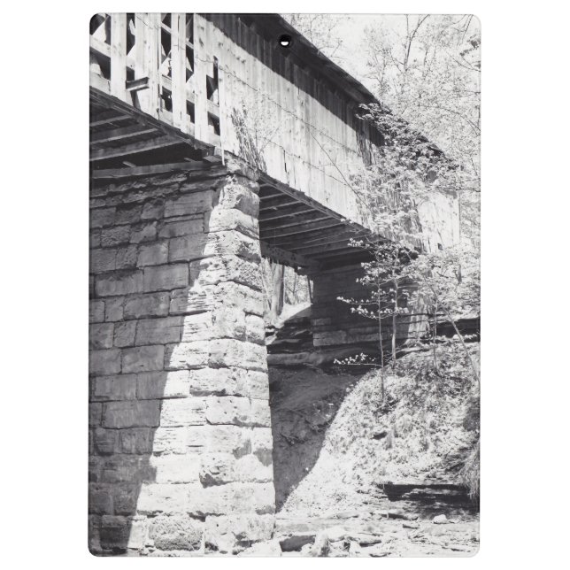 Gedeckte Brücke Klemmbrett (Rückseite)