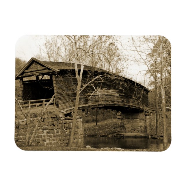 Gedeckte Brücke Magnet (Horizontal)