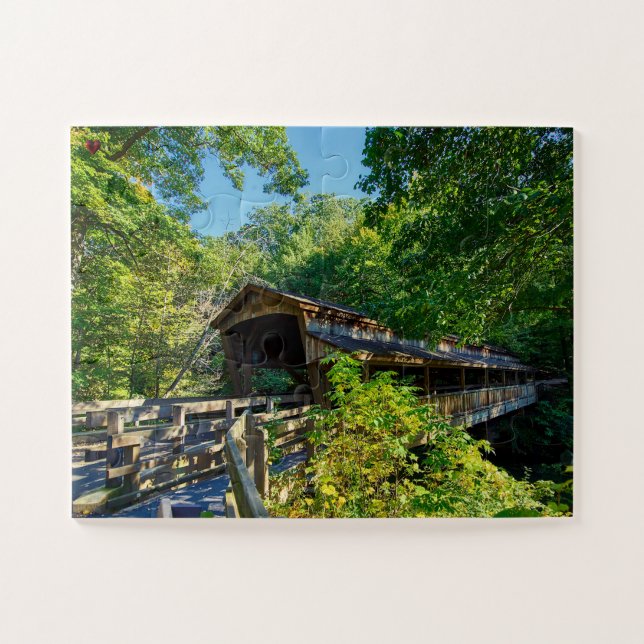 Gedeckte Brücke Ohio Puzzle (Horizontal)