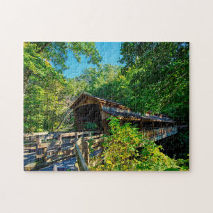 Gedeckte Brücke Ohio. Puzzle