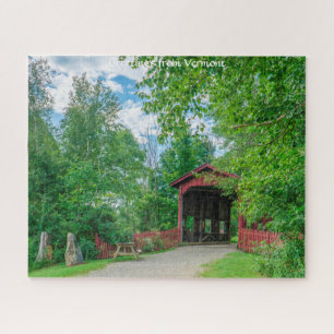 Gedeckte Brücke Vermont. Puzzle