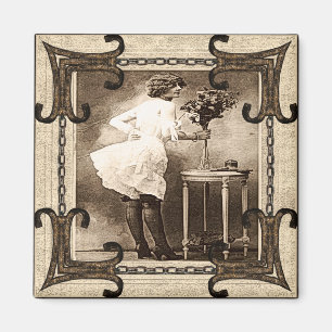 Gedeckte Erinnerungen vergangener Tage Magnet