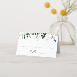 Gedeckte Hochzeitsfeige Platzkarte