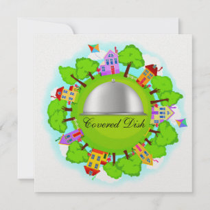 Gedeckte Speisen - Nachbarschaftsereignis - SRF Einladung