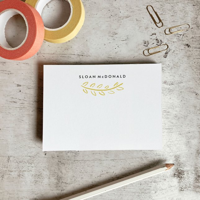 Gedeih + Minimale Post-It-Notizen Post-it Klebezettel (Flourished + Minimal Post-It Notes)
