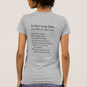 Gedeihen Sie in den 2020er Jahren Analogleben T-Shirt