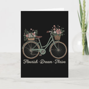Gedeihen Traum Erfolg Floral Fahrrad Trump Subtil Karte