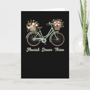 Gedeihen Traum Erfolg Floral Fahrrad Trump Subtil Karte
