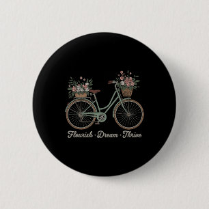 Gedeihen Traum Erfolgreich Floral Fahrrad Trump Su Button