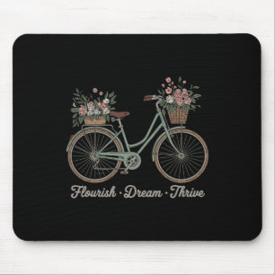 Gedeihen Traum Erfolgreich Floral Fahrrad Trump Su Mousepad