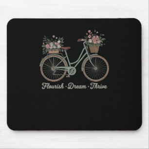 Gedeihen Traum Erfolgreich Florale Fahrrad Trump S Mousepad