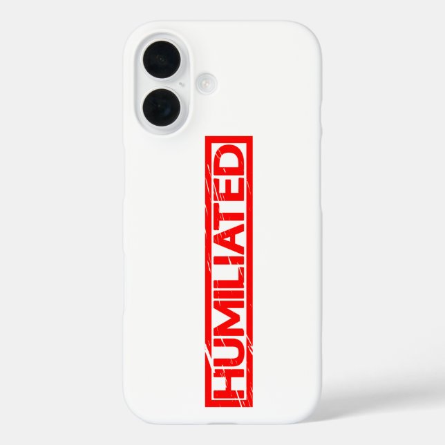 Gedemütigte Briefmarke Case-Mate iPhone Hülle (Rückseite)