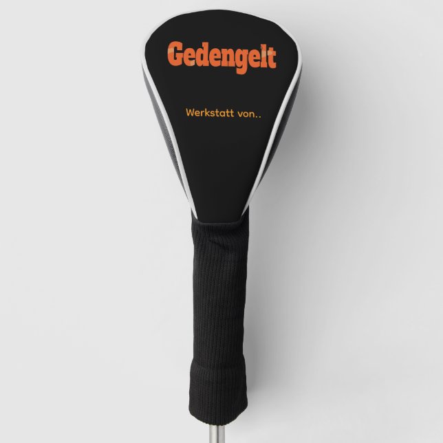 Gedengelt  golf headcover (Vorderseite)