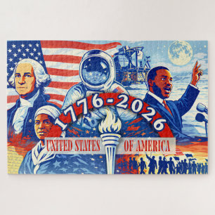 Gedenk- 1776-2026 USA Semiquincentennial  Puzzle