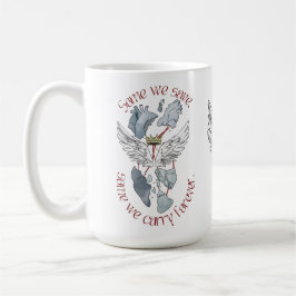 Gedenk-Herzflügel-Sweatshirt – Trauer, Heilung & Kaffeetasse
