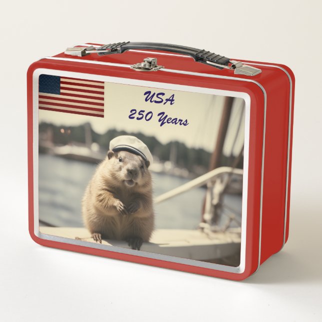 Gedenk-Lunchbox Metall Brotdose (Vorderseite)