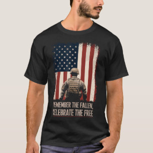 Gedenk-Patrioten-Flagge Design Veterans Day 4. Jul T-Shirt