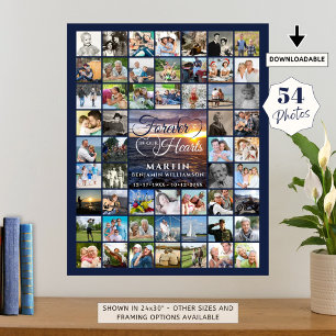 Gedenk Sonnenuntergang 54 Foto IN UNSEREN HERZEN F Poster