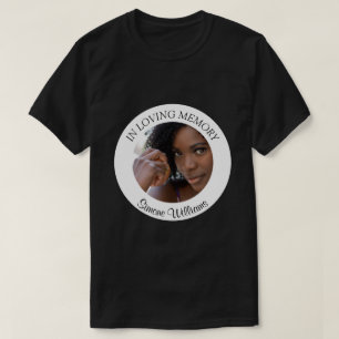 Gedenk-T-Shirt mit Foto und Namen T-Shirt