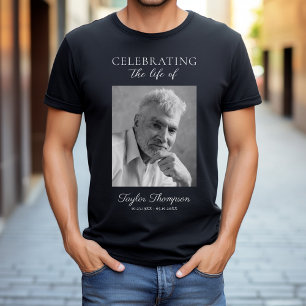 Gedenk-Tribut-Foto-T-Shirt – Ein Leben feiern T-Shirt