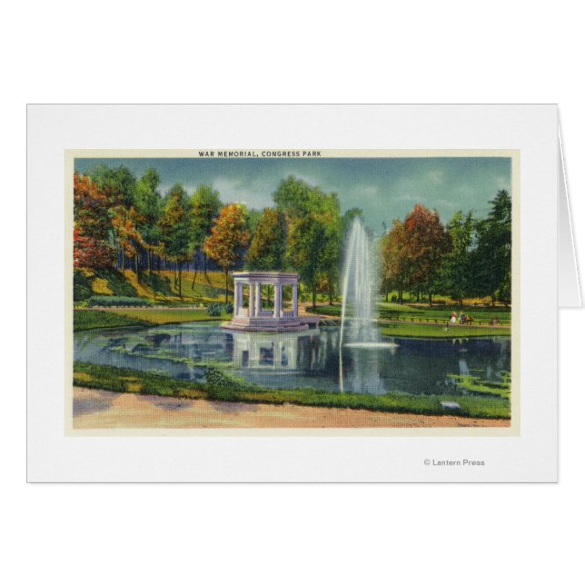 Gedenkansicht des Kongresses Park (Vorderseite (Horizontal))