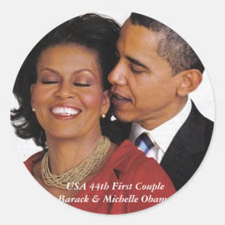 Gedenkartikel des Präsidenten Runder Aufkleber