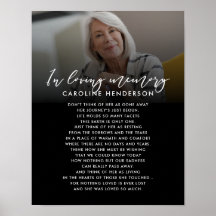Gedenkbild mit individuellem Zitat/Gedicht