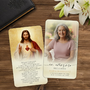 Gedenkblatt Jesus Heiliges Herz Gebetskarten
