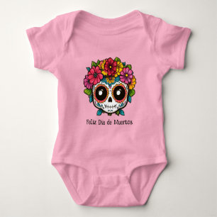 🌹Gedenkblüten: Dia de Muertos Hommage 🌹 Baby Strampler