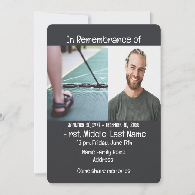 Gedenkdienst lädt Rechtsanwälte ein Einladung (Vorderseite)