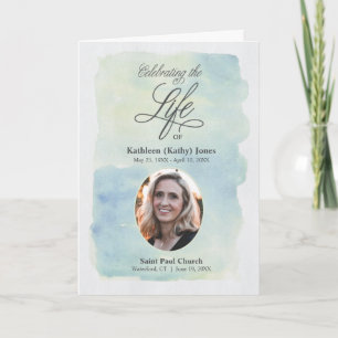 Gedenkdienst mit Beerdigung von Fotos Einladung