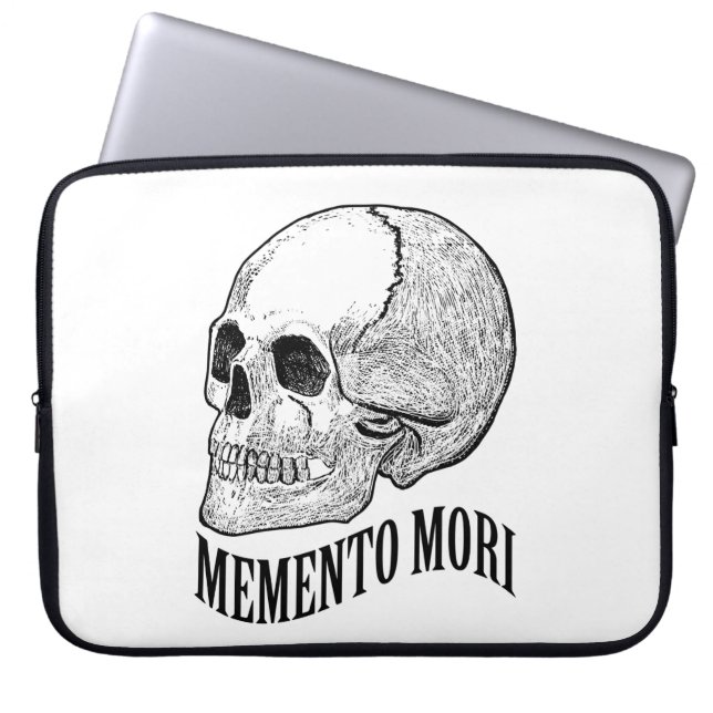 Gedenke des Todes Laptopschutzhülle (Vorderseite)